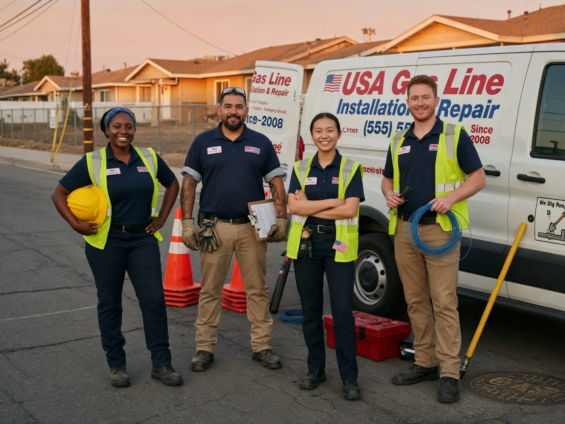 Gas Line Installation company in Hampton, NE